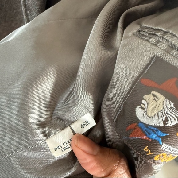 Vintage Kenny Rogers wool blazer. Size 46R - Picture 3 of 5